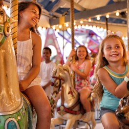 Round and Round on the Carousel at Broadway in Myrtle Beach, SC